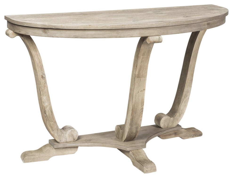 Liberty Furniture Greystone Sofa Table  Stone White Wash w/ Wirebrush   French Country   Console Tables   by Unlimited Furniture Group  Houzz