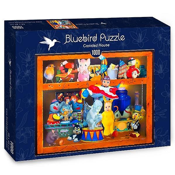 Bluebird Crowded House Jigsaw Puzzle (1000 Pieces)