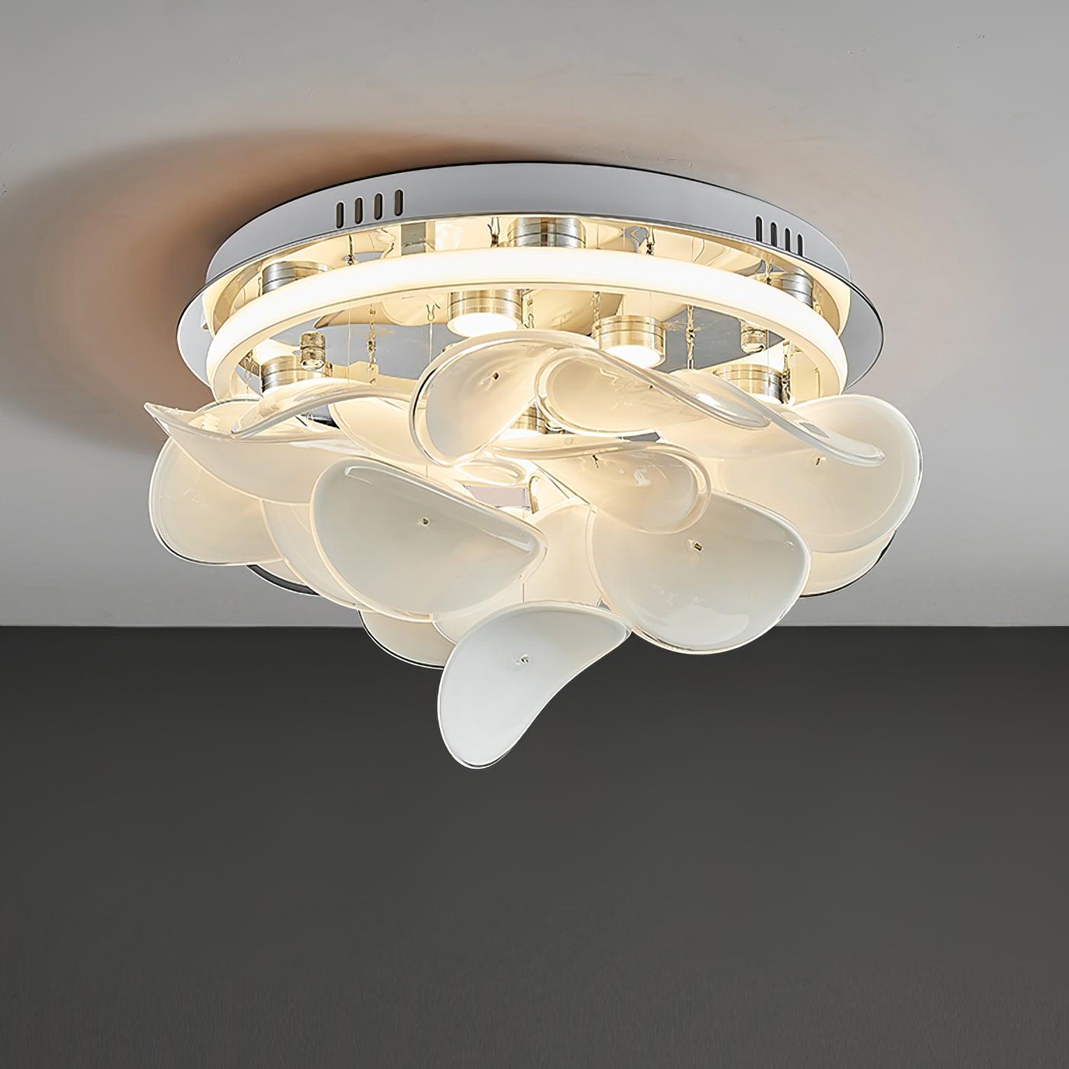 French Radici Petal Ceiling Lamp