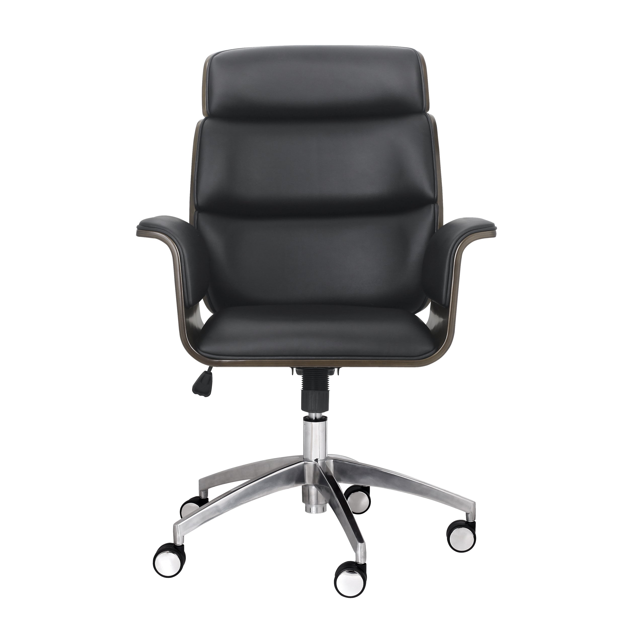 Aleigha Mid-Century Modern Swivel Office Chair