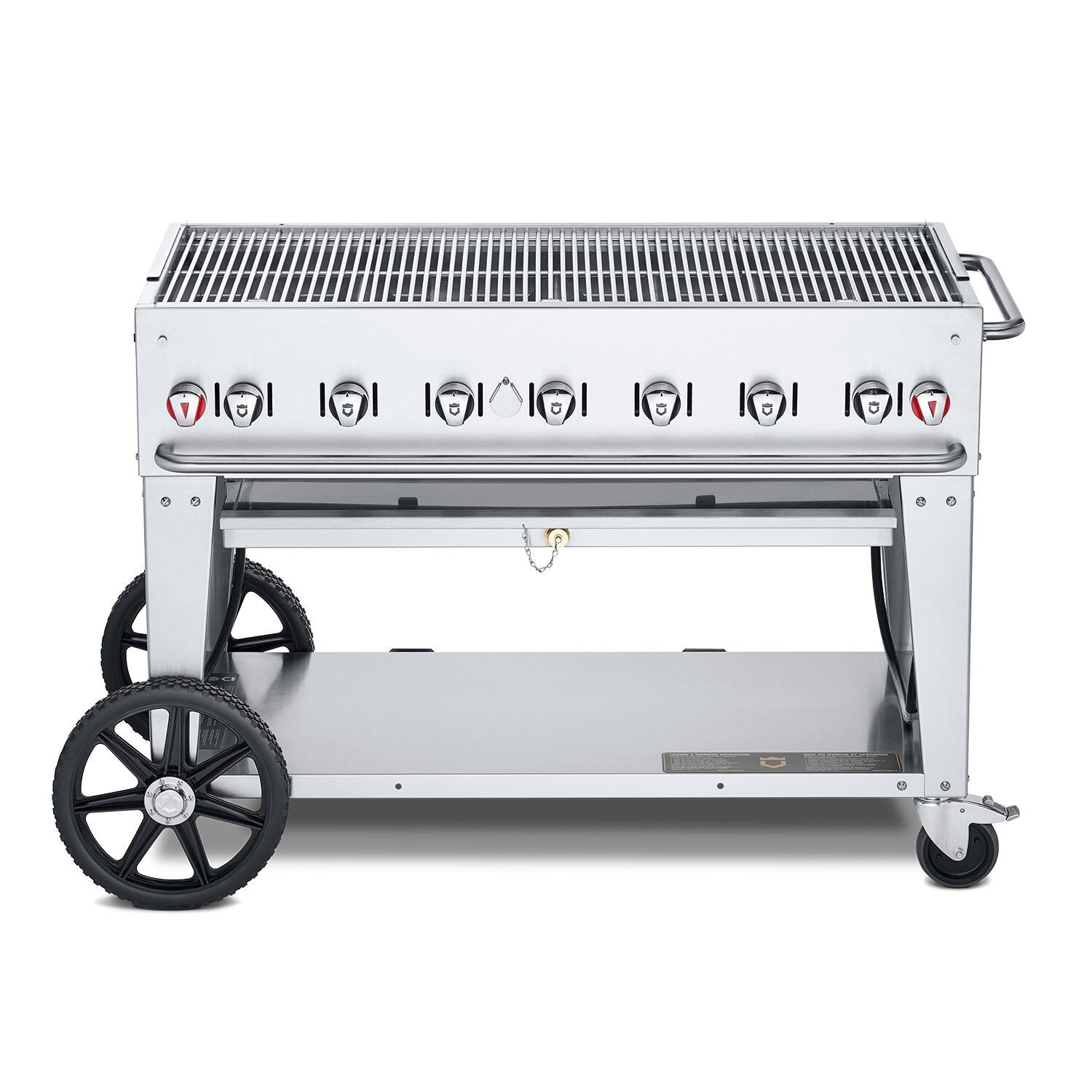 Crown Verity 48-Inch Single Inlet (Bulk Tanks Only) Mobile Propane Grill