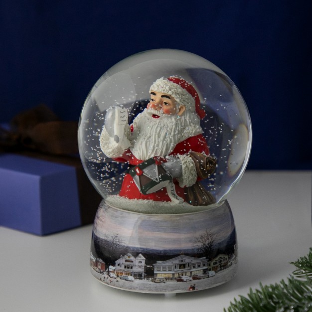 Norman Rockwell x27 a Drum For Tommy x27 Christmas Snow Globe