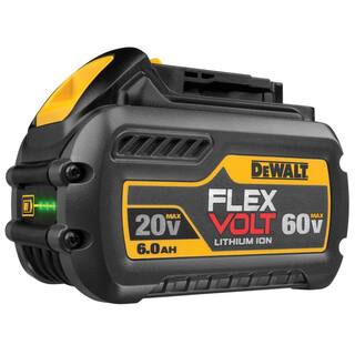 DW FLEXVOLT 20V60V MAX Lithium-Ion 6.0Ah Battery Pack DCB606