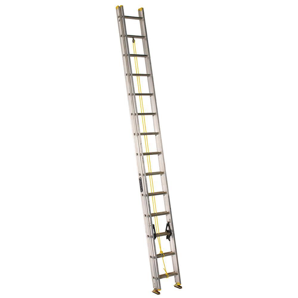 Louisville Ladder 28 ft. Aluminum Extension Ladder with 250 lbs. Load Capacity Type I Duty Rating AE3228