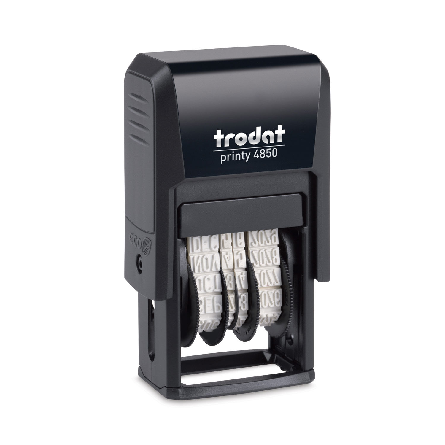 Printy Economy Micro 5-in-1 Date Stamp by Trodatandreg; USSE4853L