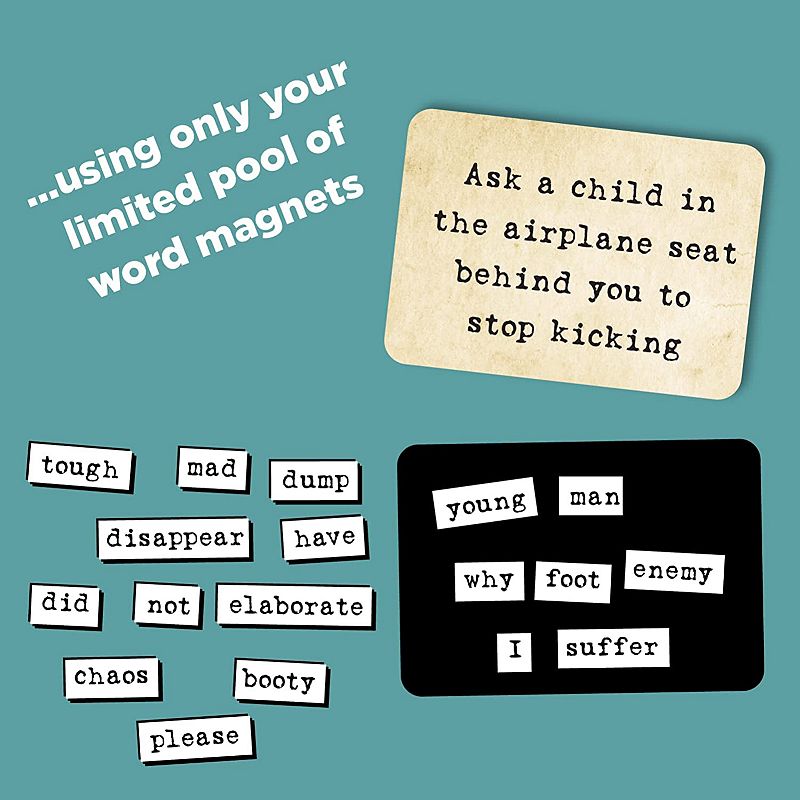 Front Porch Classics Ransom Notes The Ridiculous Word Magnet Game