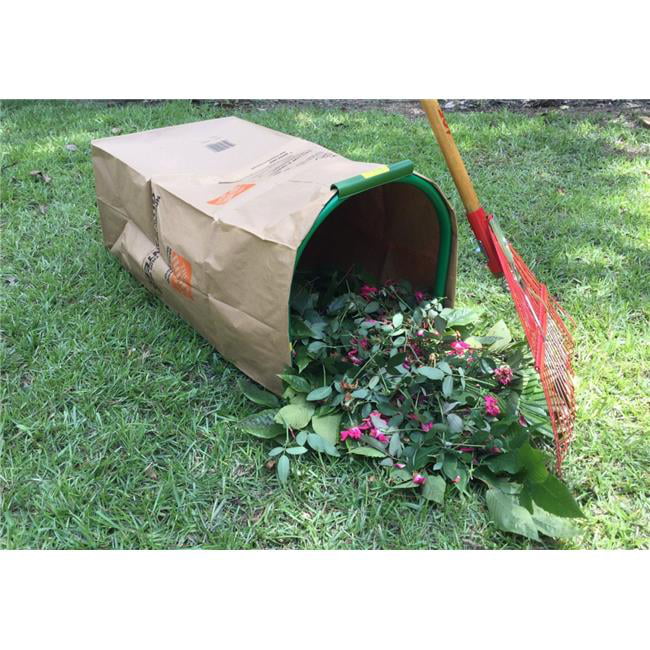 Leaf Gulp 200 Lawn & Leaf Bag Holder Turns A Paper Lawn & Leaf Bag