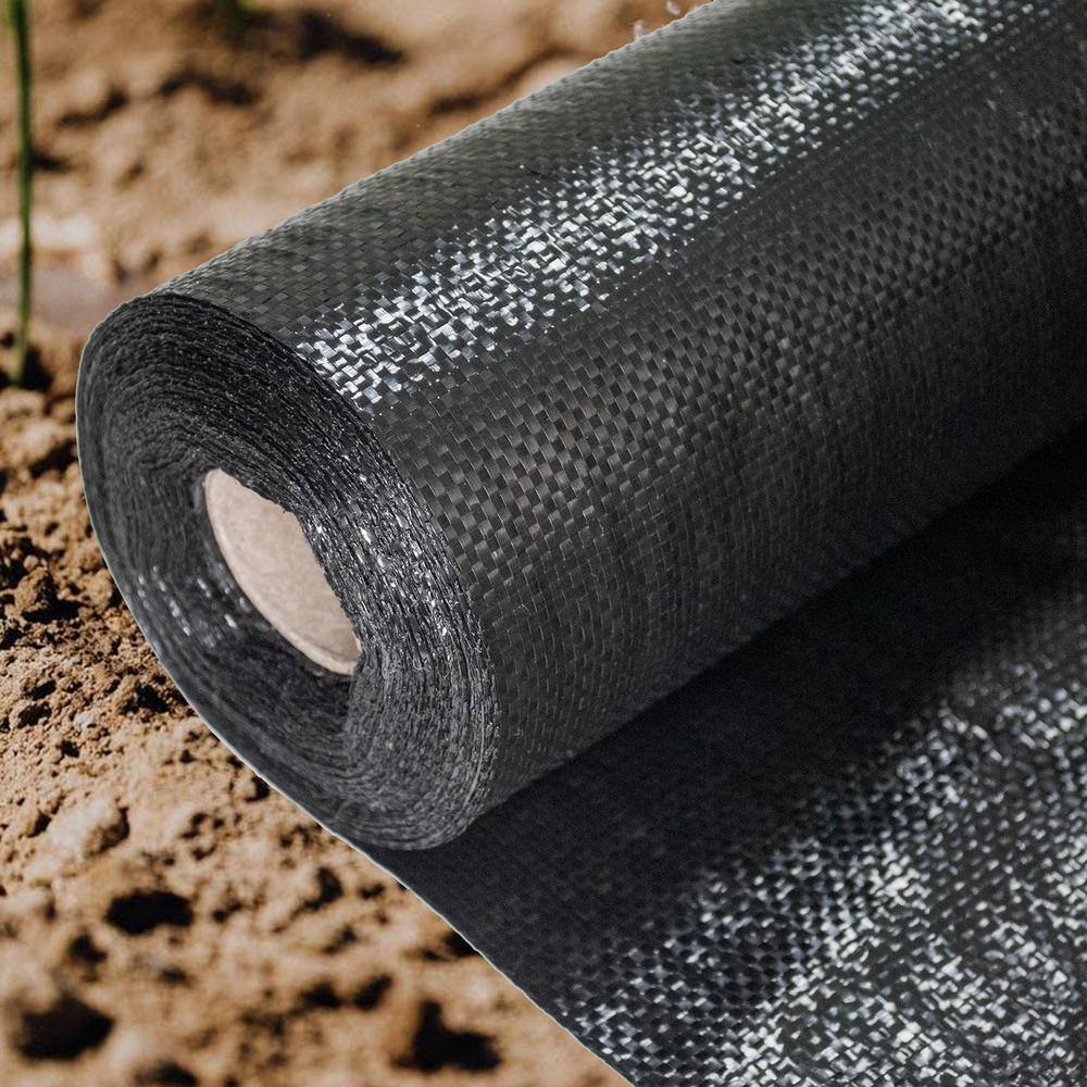 UPGRADE 3 ft. x 50 ft. Heavy-Duty Weed Barrier Landscape Fabric for Outdoor Garden Weed Control Fabric in Rolls AG-03050H50