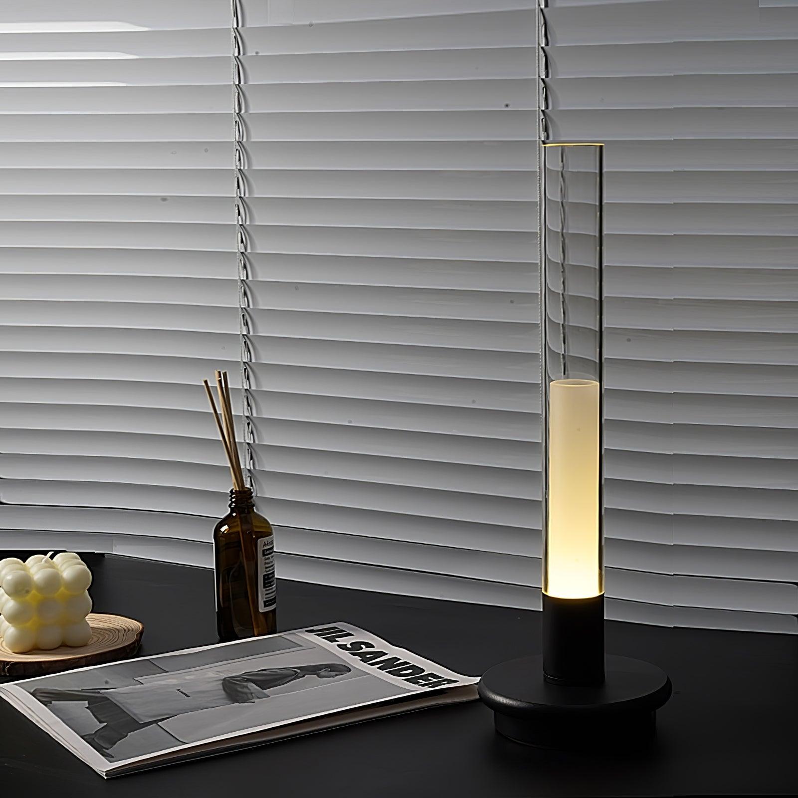 Column Built-in Battery Table Lamp