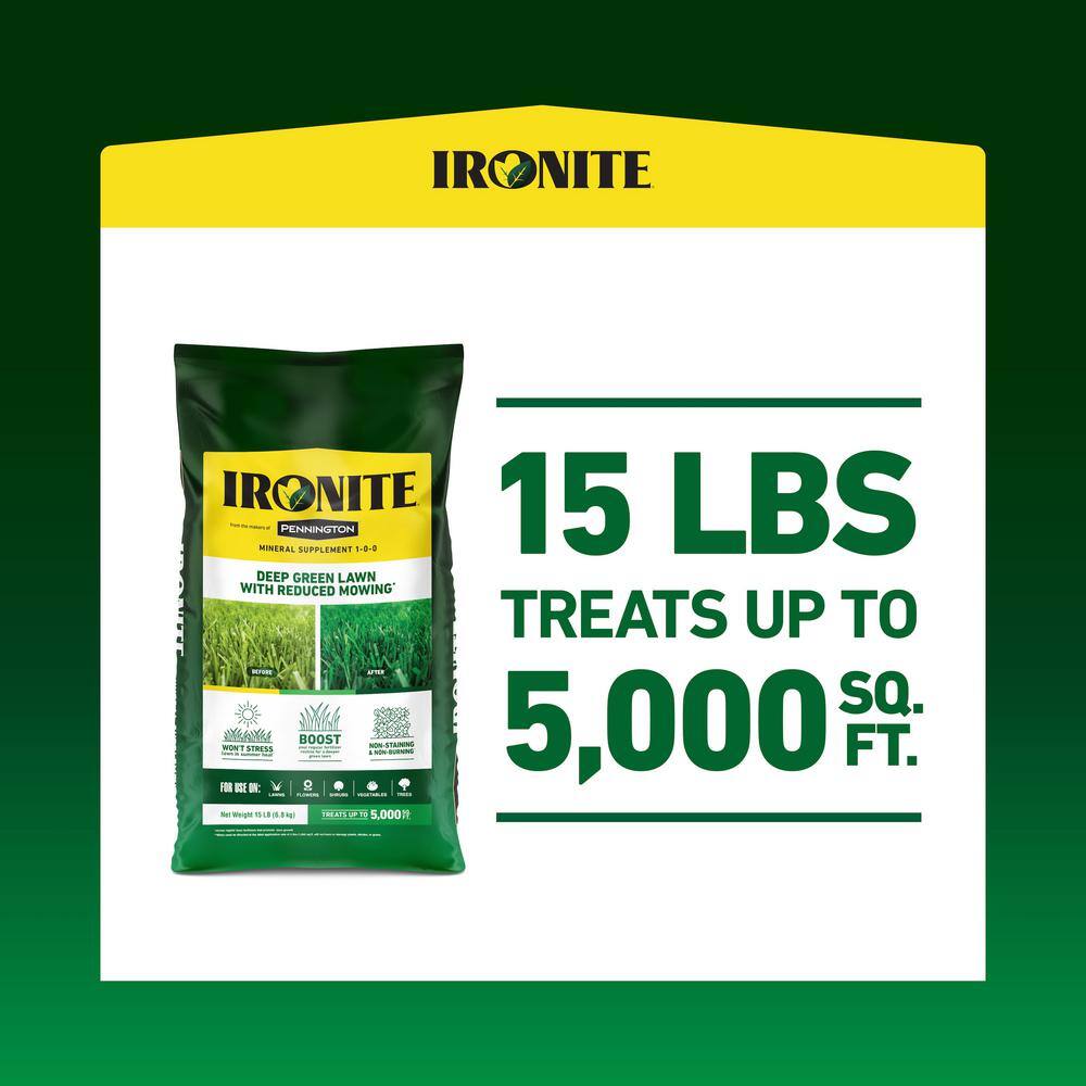 Ironite 15 lbs. 1-0-0 5M Lawn Fertilizer 100544883