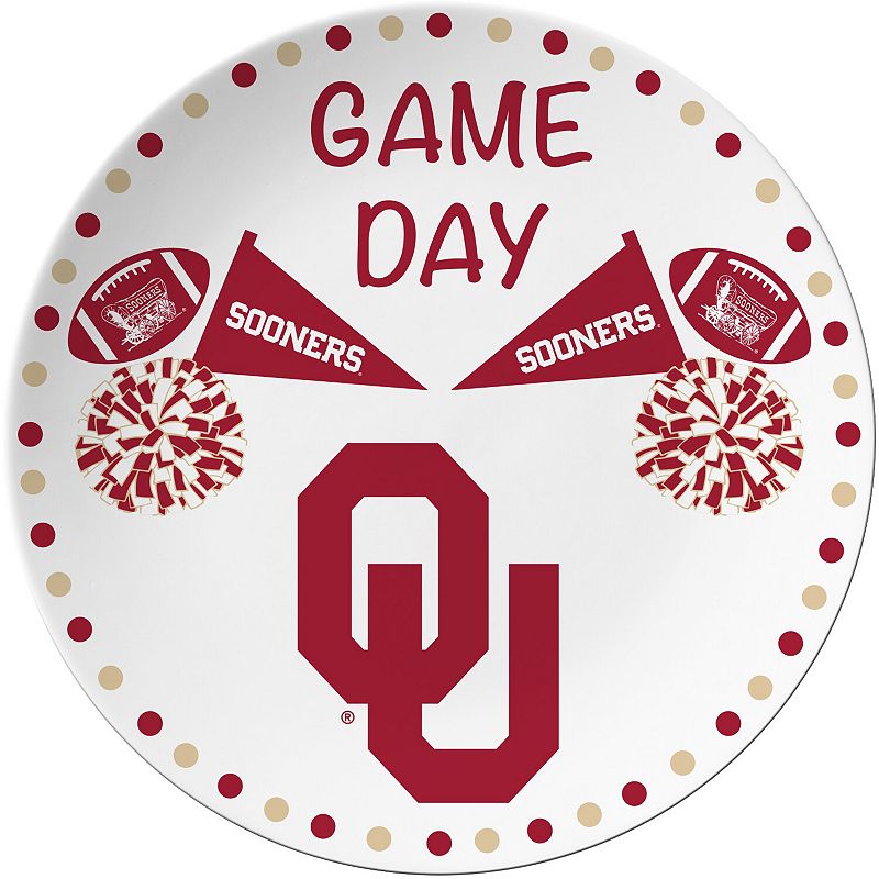 Oklahoma Sooners Game Day Plate