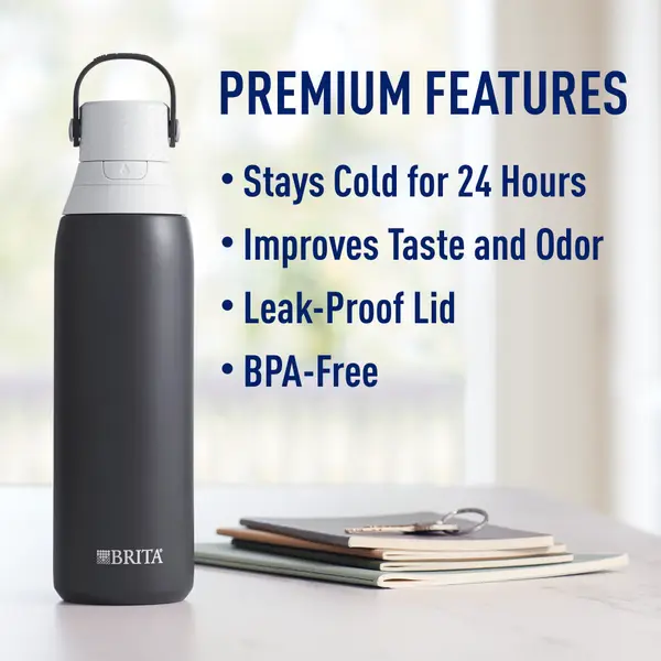 Brita 20 oz Premium Filtering Bottle