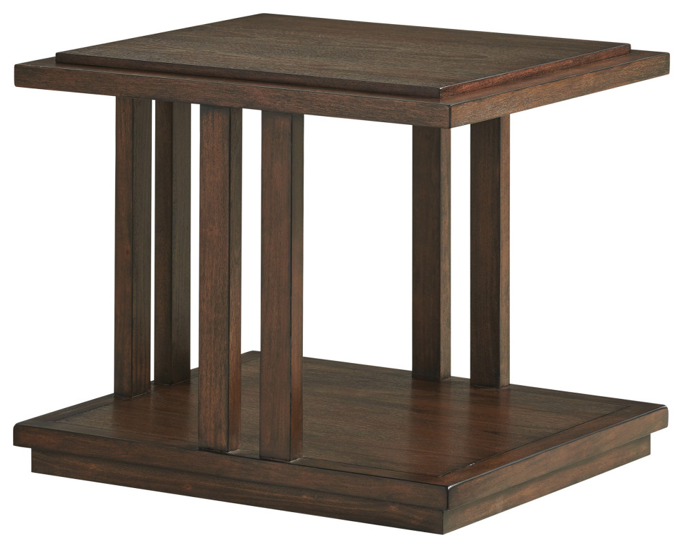 Alvarado Rectangular End Table   Transitional   Side Tables And End Tables   by Lexington Home Brands  Houzz