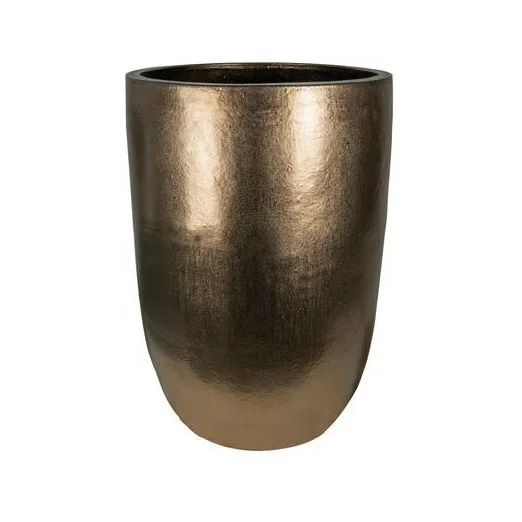 Custom Made Gold Metal Planters for Garden Home Decorative Plant Custom Shape Flower Pot Luxury Floor Planter