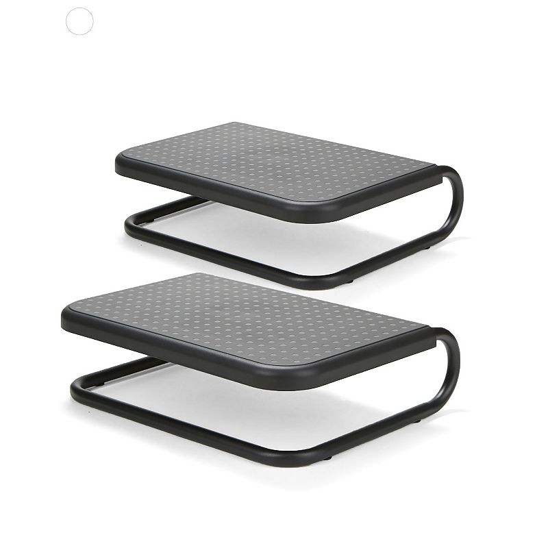 Mind Reader 2-pack Metal Monitor Stand Riser