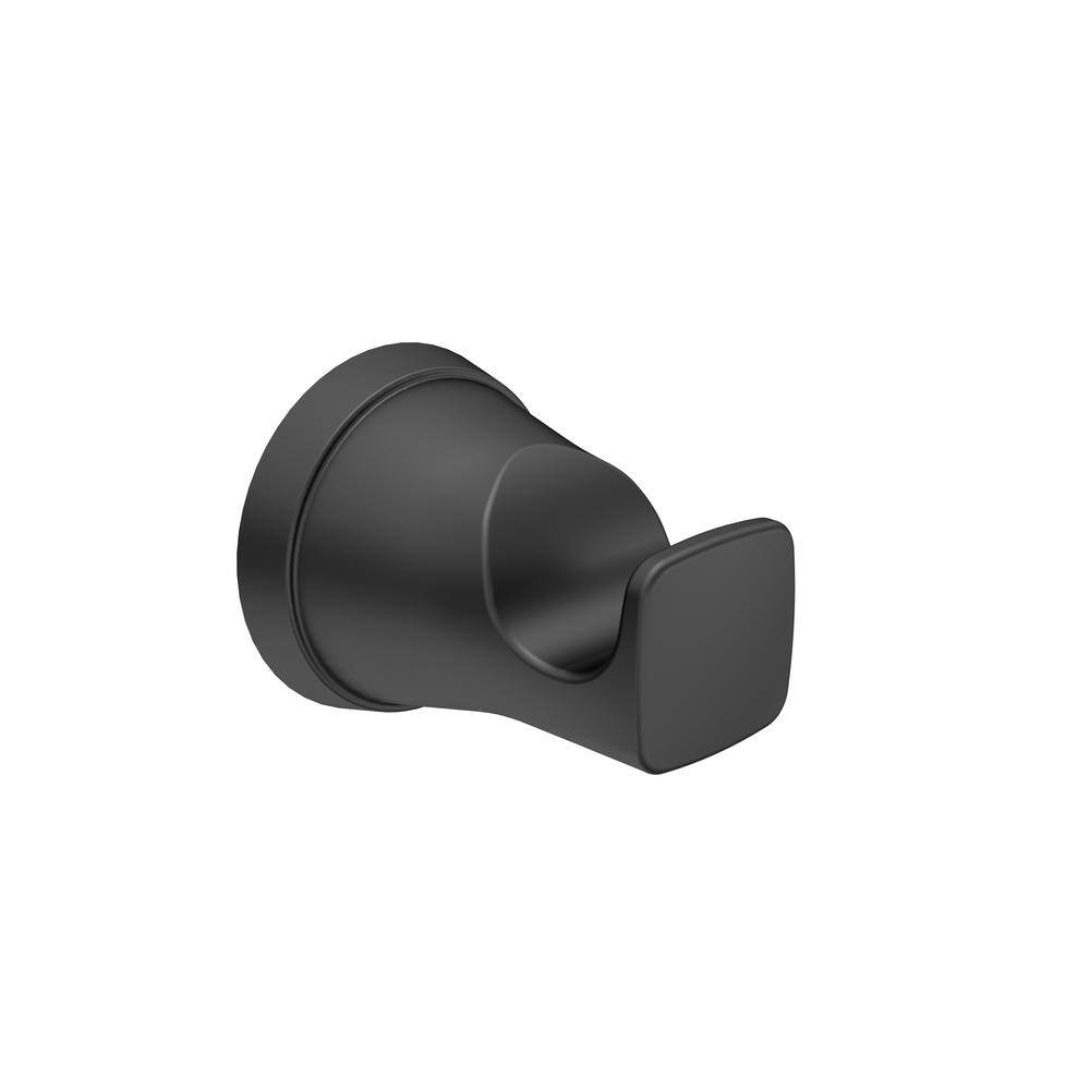 American Standard Glenmere J-Hook Robe Hook in Matte Black 7617210.243