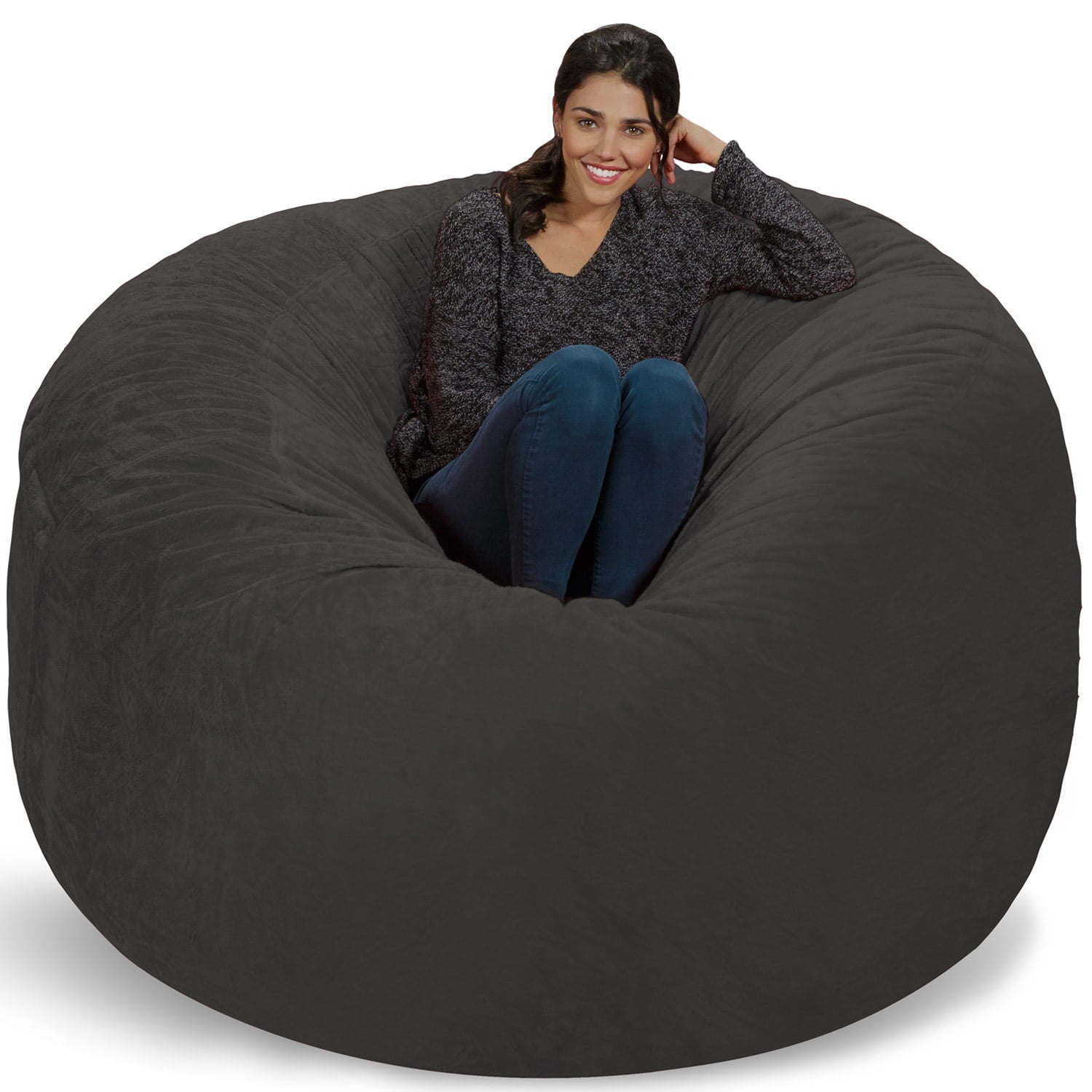 Relax Sacks Bean Bag Chair, Grey