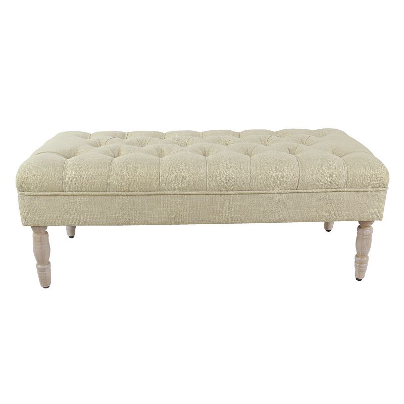 HomePop Classic Tufted Bench