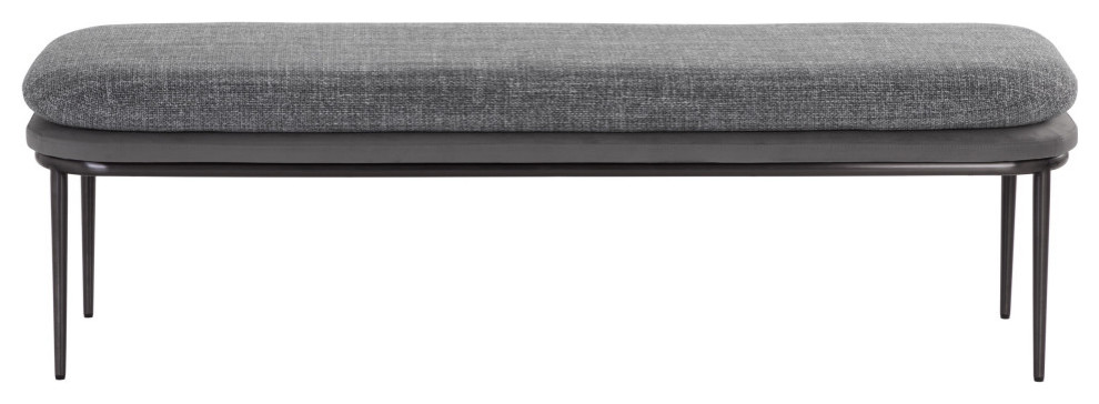 Koffi Bench   Midcentury   Upholstered Benches   by Sunpan Modern Home  Houzz