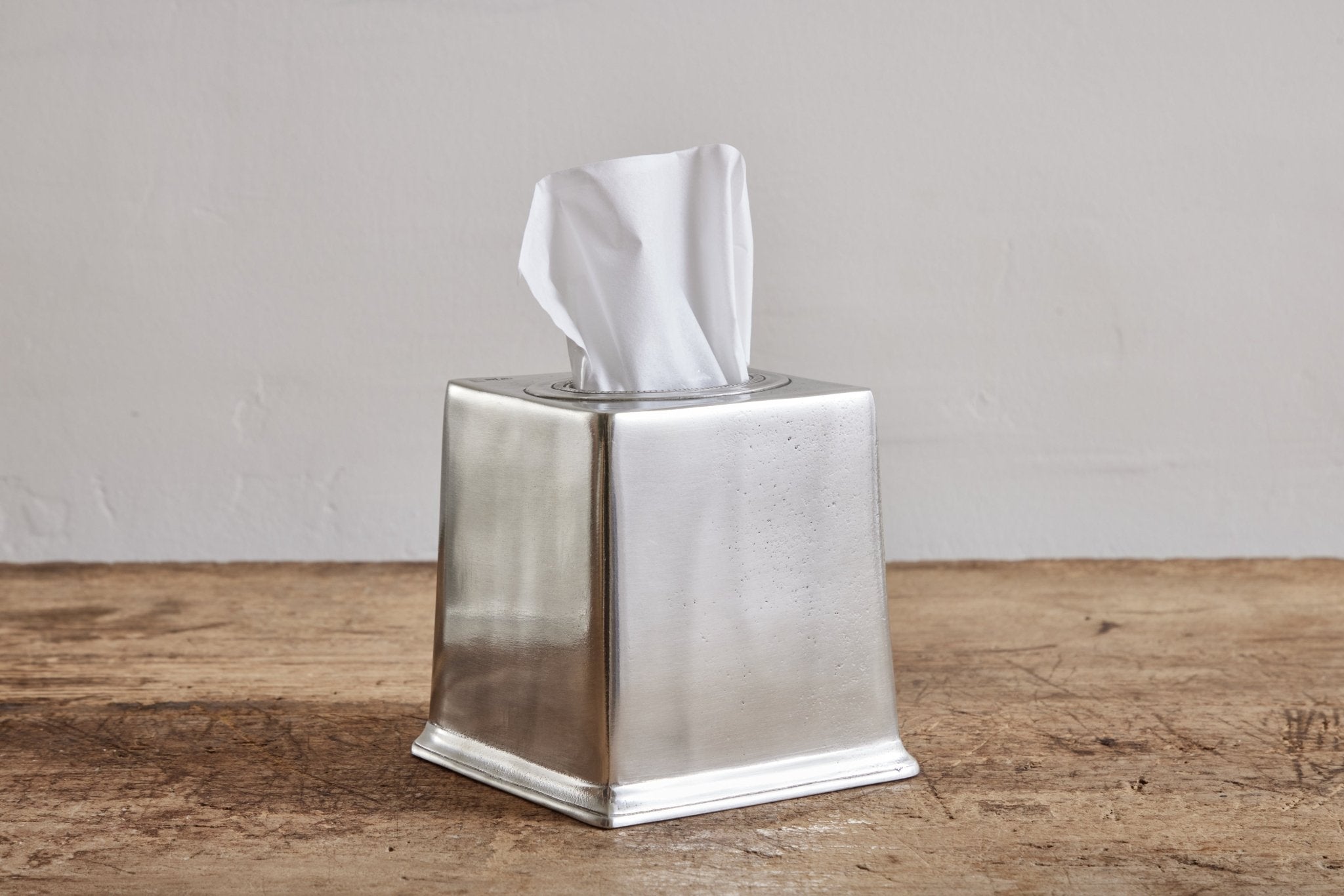 Match Pewter Tissue Box