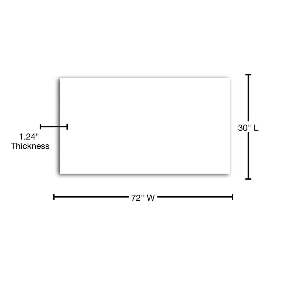 Eviva Sax 72 in. W x 30 in. H Framed Rectangular Bathroom Vanity Mirror in Brushed Silver EVMR01-72X30-MetalFrame