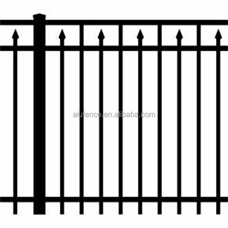 Factory Supply Cheap Price Powder Coated Outdoor  Metal Fence Panel Aluminum