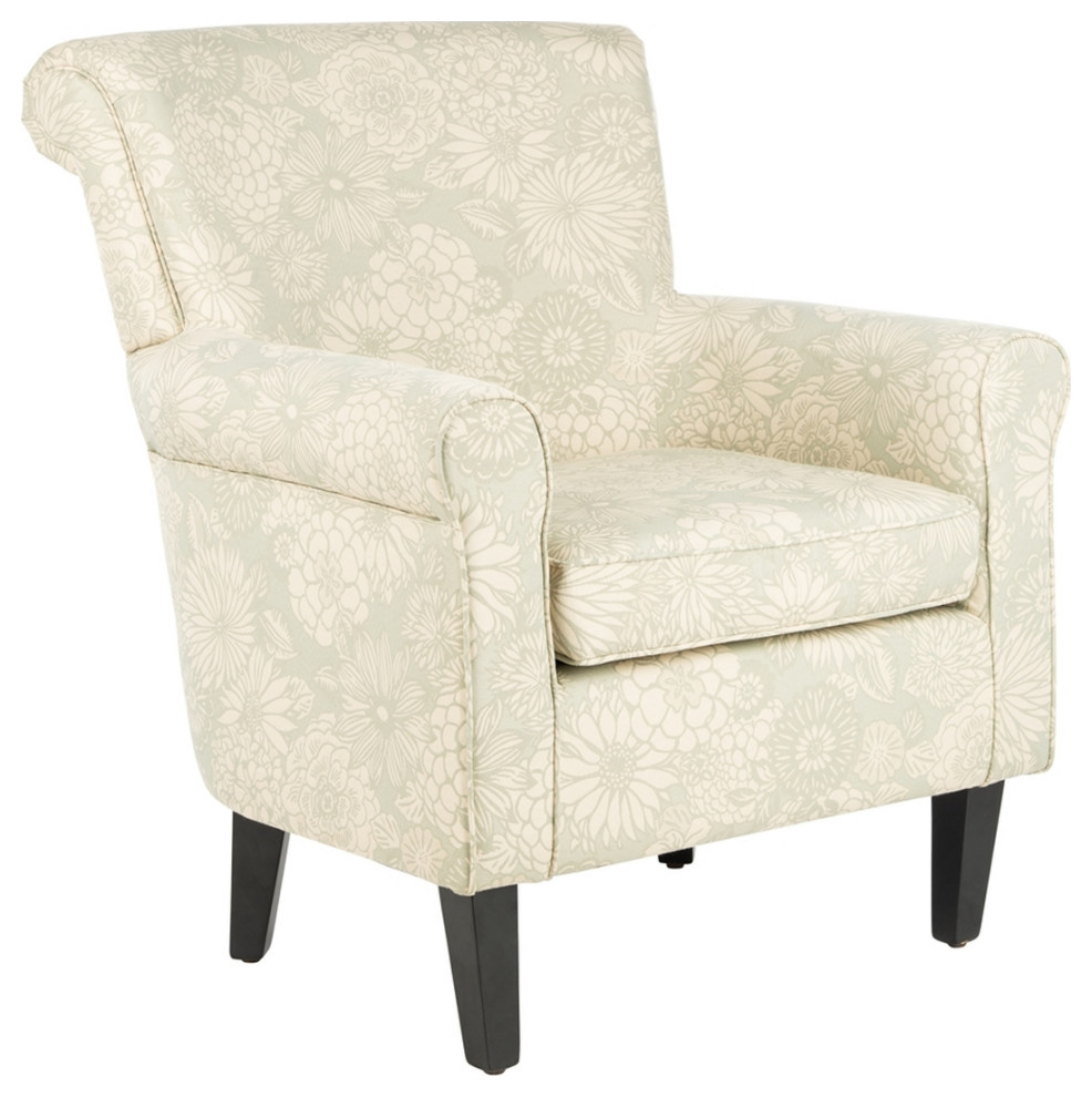 Daley Chair With Buttons Sweet Pea Green/ Black   Modern   Armchairs And Accent Chairs   by Virgil Stanis Design  Houzz