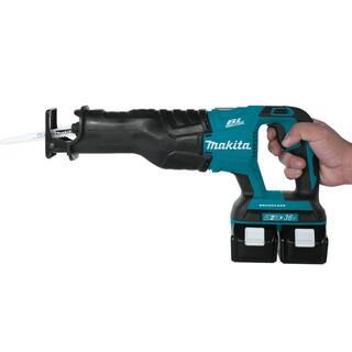 Makita 18V X2 LXT Lithium-Ion (36V) Brushless Cordless Reciprocating Saw Kit (5.0Ah) with 2 Batteries 5.0Ah and Charger XRJ06PT