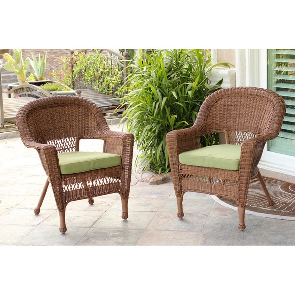 Honey Wicker Chair (Set of 2)