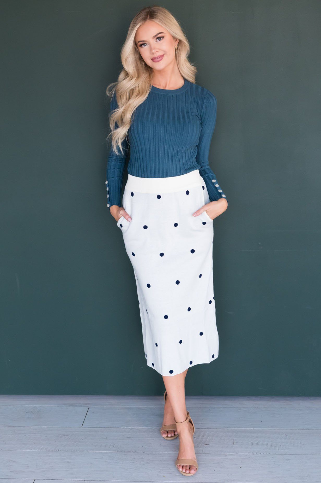 Graceful Simplicity Modest Sweater Skirt