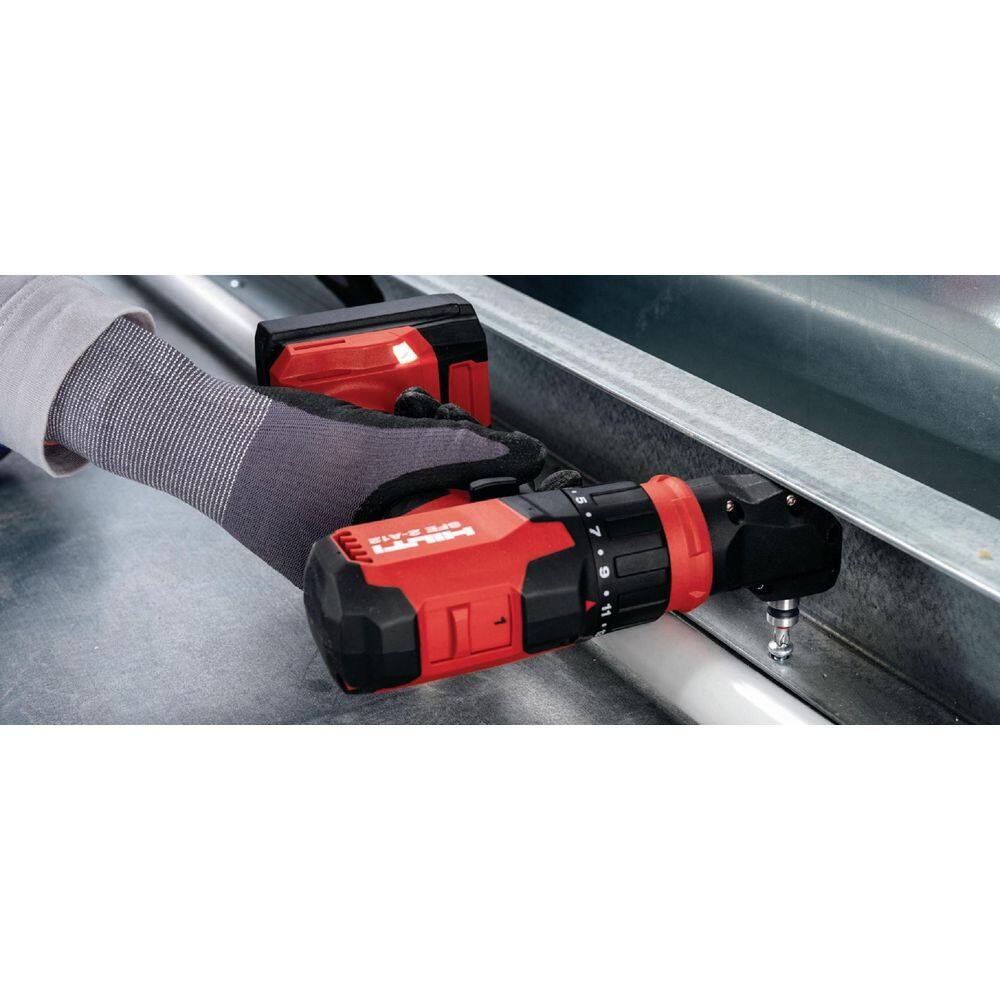 Hilti 12-Volt Cordless Brushless 12 in. Keyless Hex Drill Driver SFE A12 with Exchangeable Chuck Set (Batteries Not Included) 2241415