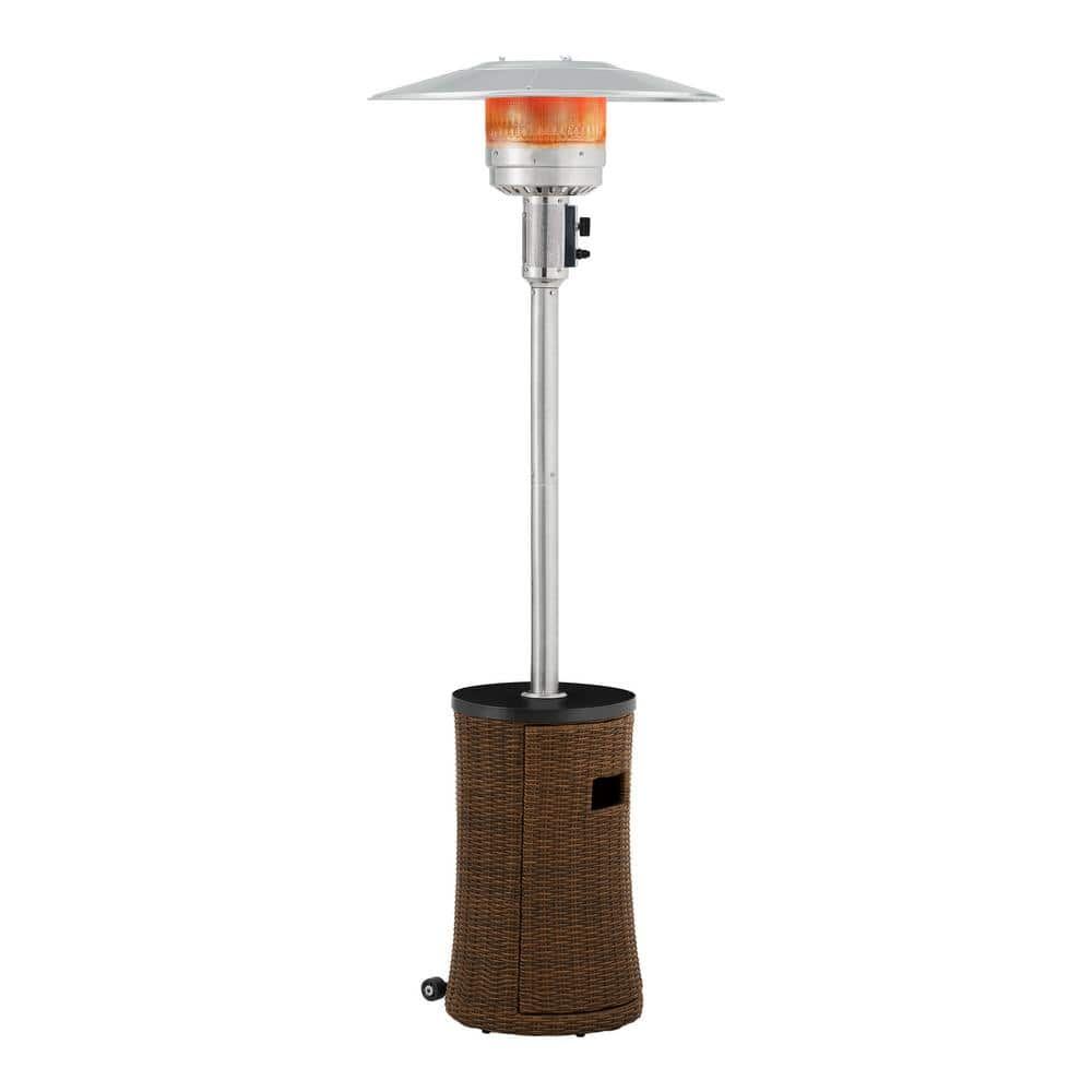 Home Decorators Collection Kettering 48,000 BTU Wicker Propane Gas Patio Heater FHGS80004