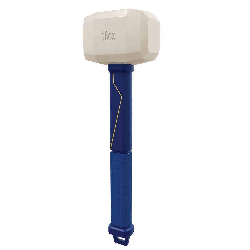 QEP 16 oz. Pro Rubber Floor Mallet with 11.5 in. Plastic Handle 61625