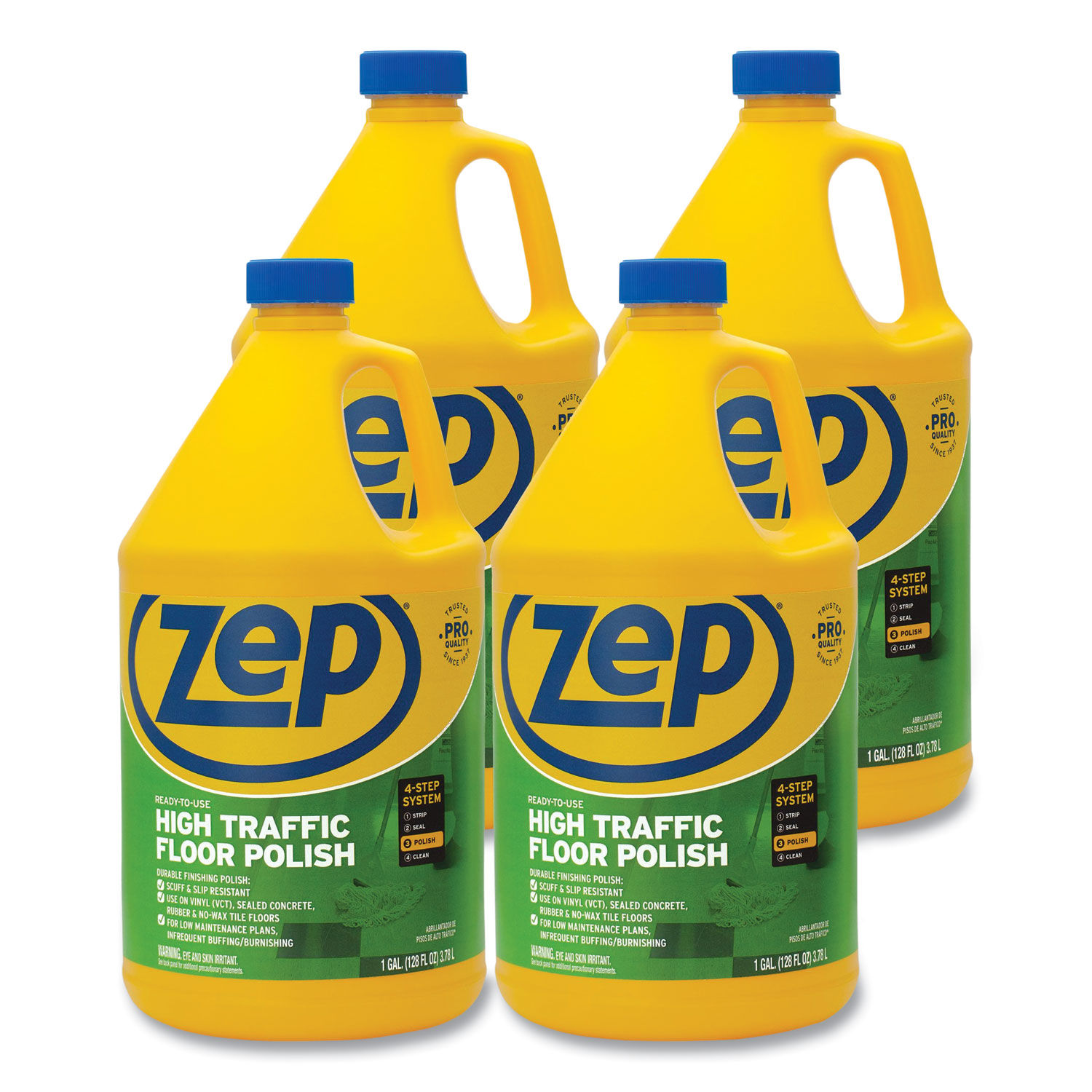 High Traffic Floor Polish by Zep Commercialandreg; ZPEZUHTFF128CT