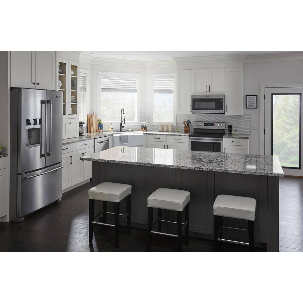 Maytag 30 in. 5.3 cu.ft. Single Oven Electric Range in Stainless Steel MER4600LS