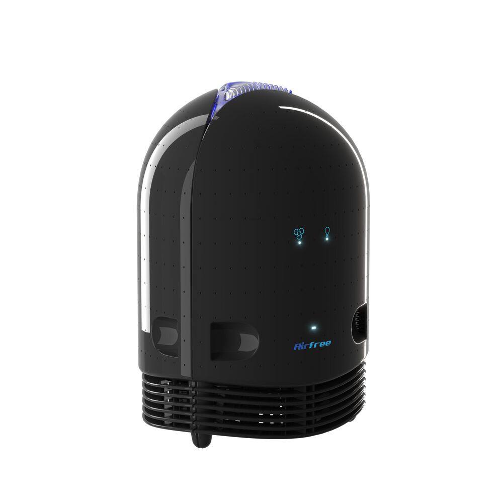 AirFree Plus 650 sq.ft. Filter-Free Technology Patented Thermodynamic TSS Air Purifier Black Destroys Mold Silent Operation P3000 Plus