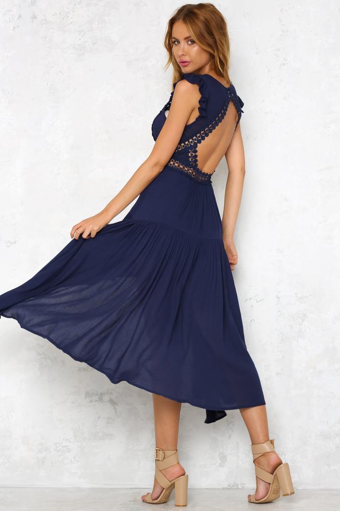 Lolita Love Maxi Dress Navy