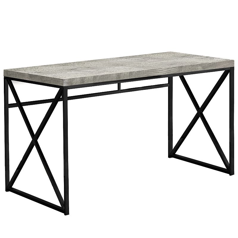 Monarch Distressed X-Frame Computer Desk