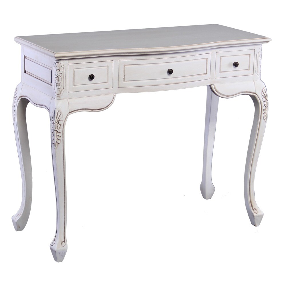 International Caravan Windsor Carved Vanity Desk