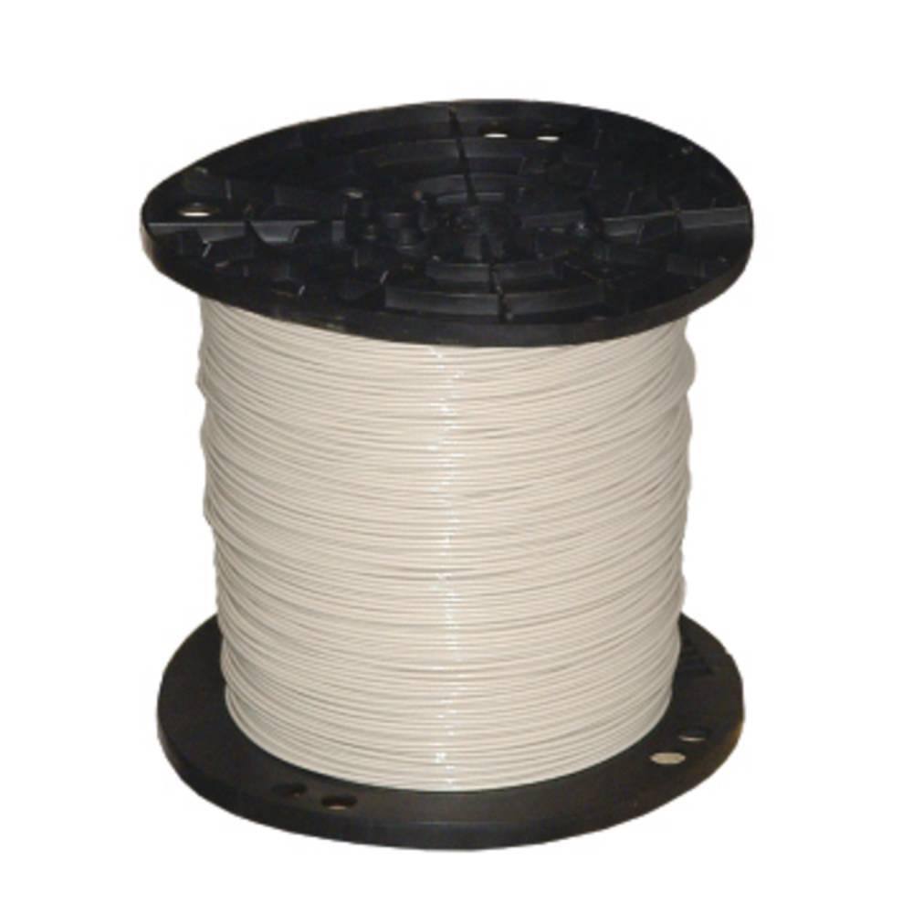 Southwire 2500 ft. 10-Gauge White Stranded CU THHN Wire 22974006