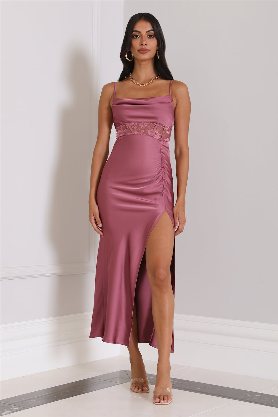 Dressing To Impress Maxi Dress Rose