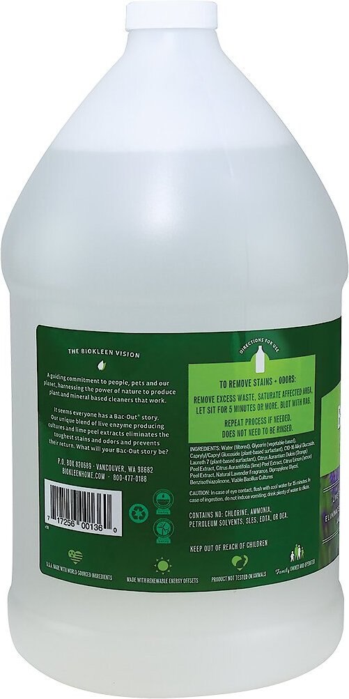 Biokleen Bac-Out Pet Stain and Odor Remover， 1-gal