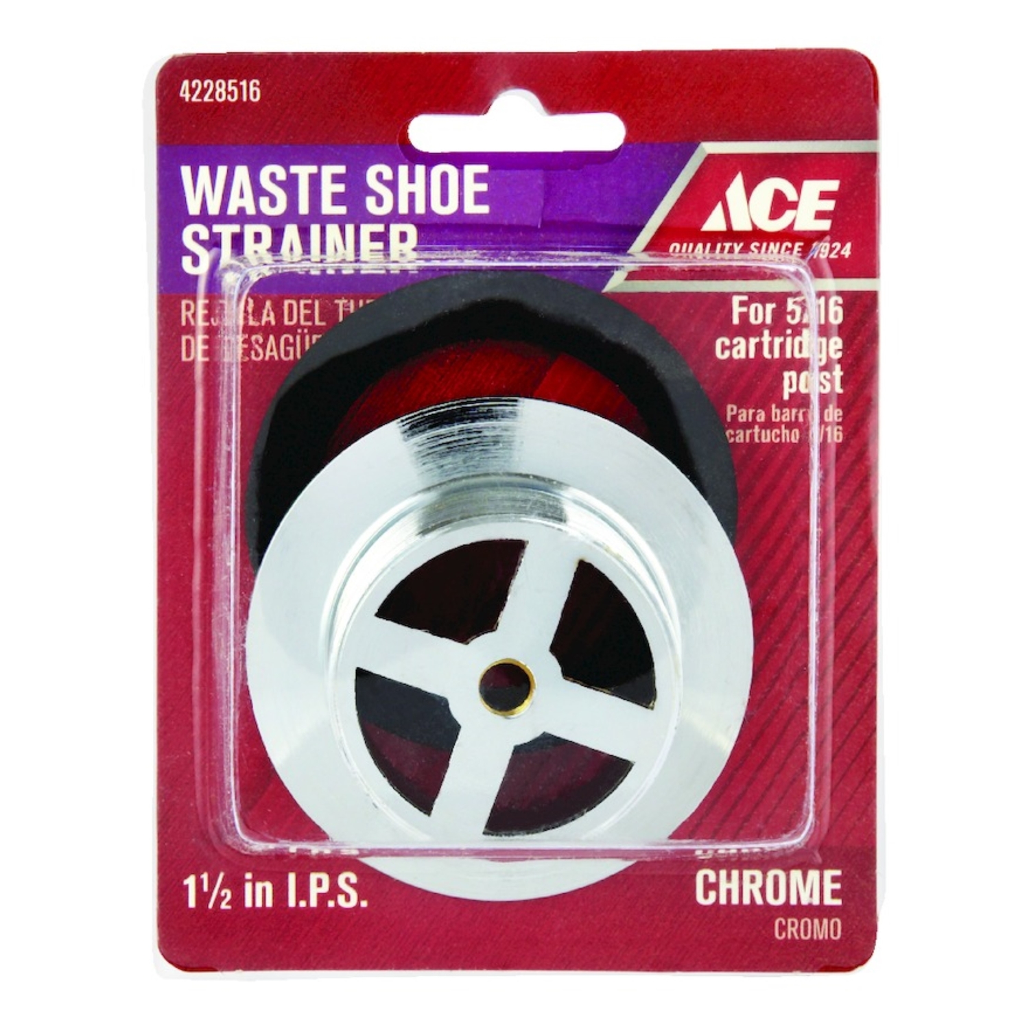 Ace 1-1/2 in. D Metal Waste Shoe