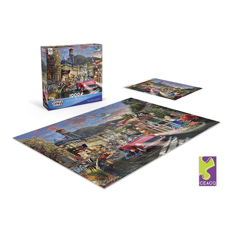 Ceaco Thomas Kinkade Looney Tunes 1000-Piece Jigsaw Puzzle