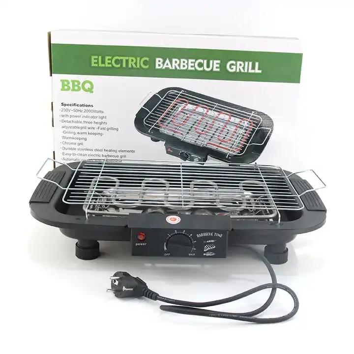 Household Mini Grill Stainless Steel Electric Grill BBQ Pan Smokeless Electric Grill Griddles