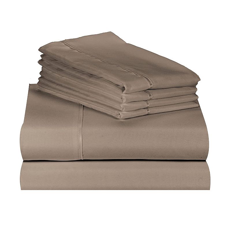 Luxclub's Premium Bed Sheet Set - Silky Soft， Deep Pockets 18， Eco-friendly， Wrinkle-free