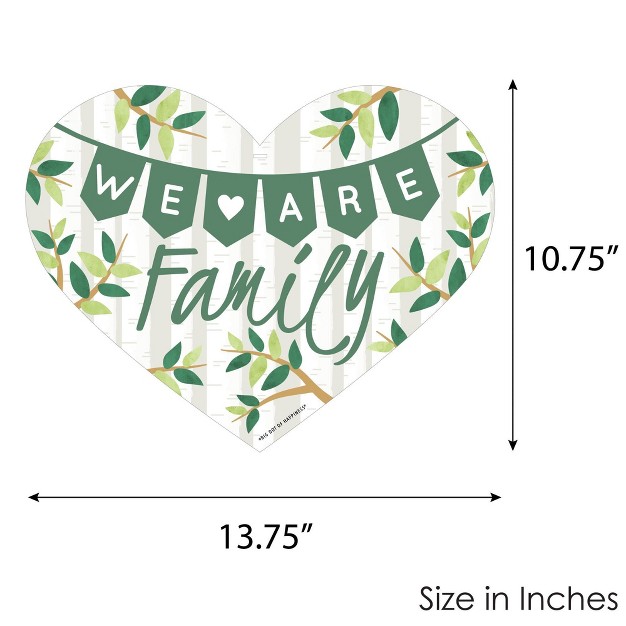 Big Dot Of Happiness Family Tree Reunion Hanging Porch Family Gathering Party Outdoor Decorations Front Door Decor 1 Piece Sign