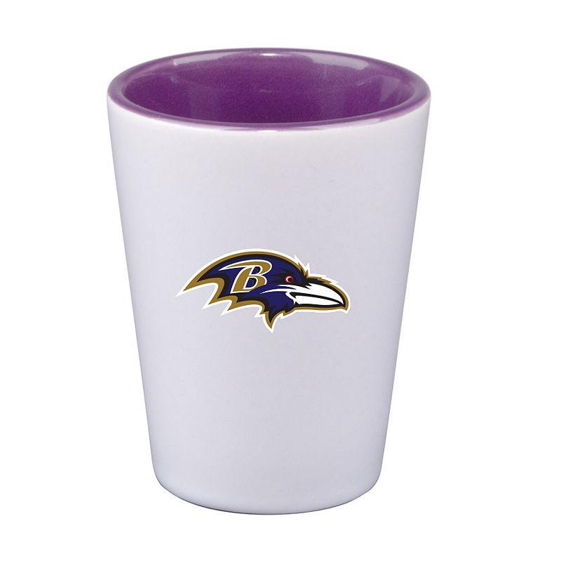 Baltimore Ravens 2oz. Inner Color Ceramic Cup