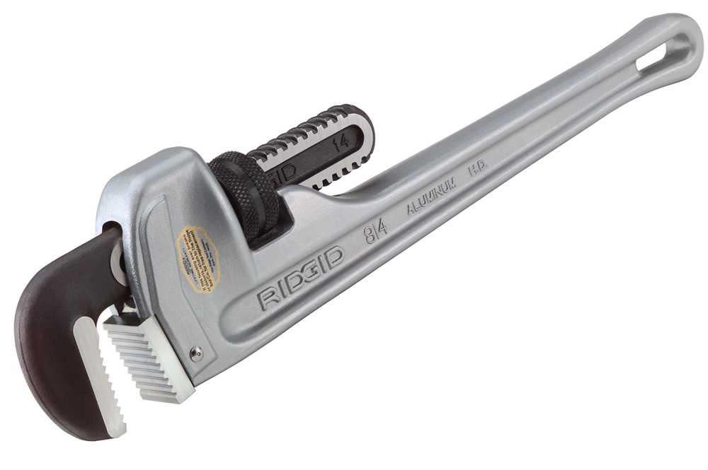 Ridgid 848 48 In Aluminum Straight Pipe Wrench 31115 from Ridgid