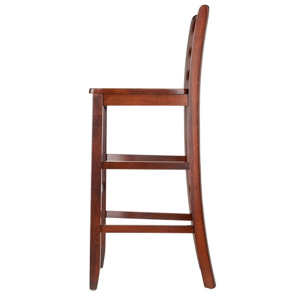 Wood Benjamin Ladder-Back Bar Stools， Set of 2